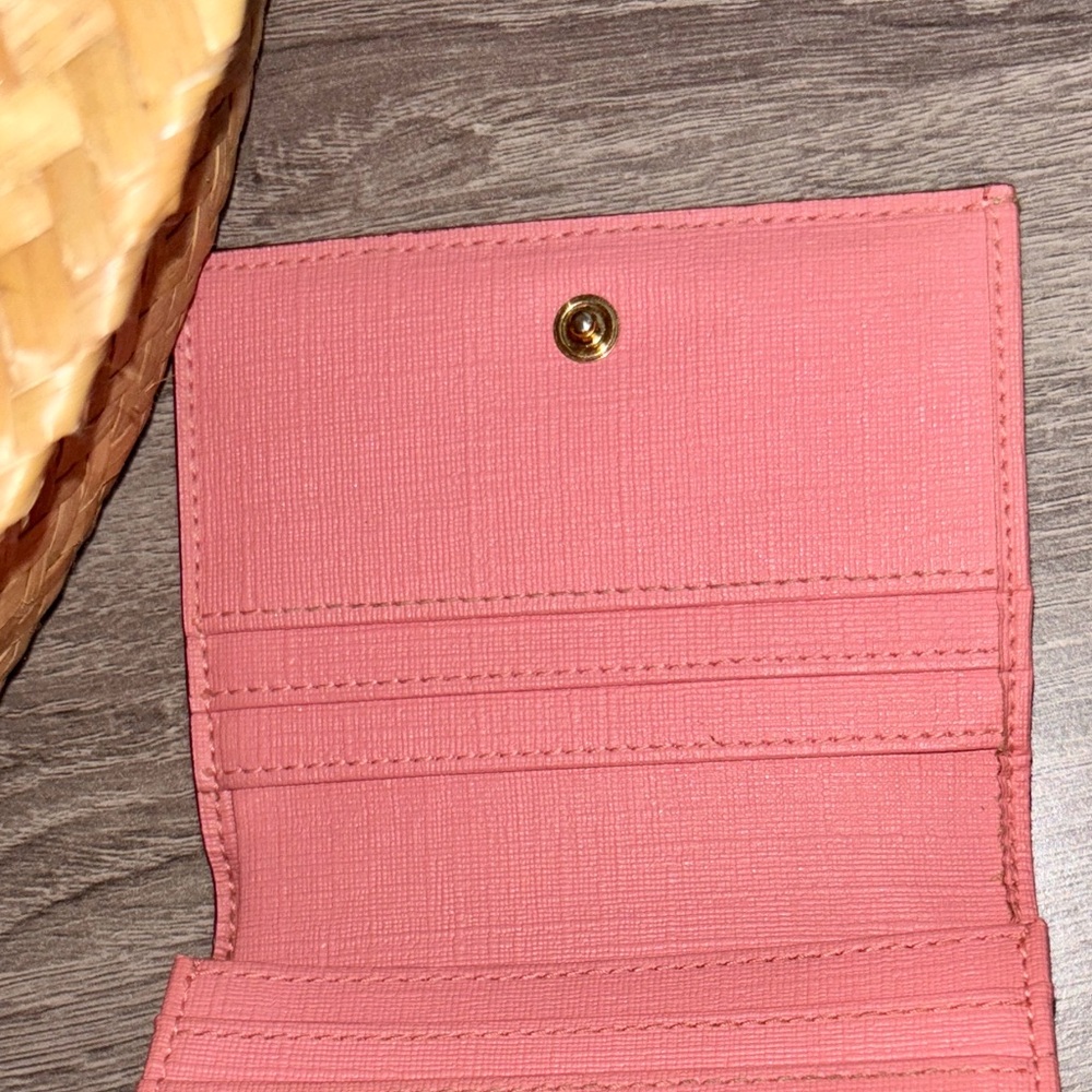 Gucci Beige Supreme Canvas Embroidered Face Bifold Card Holder - Picture 4 of 7